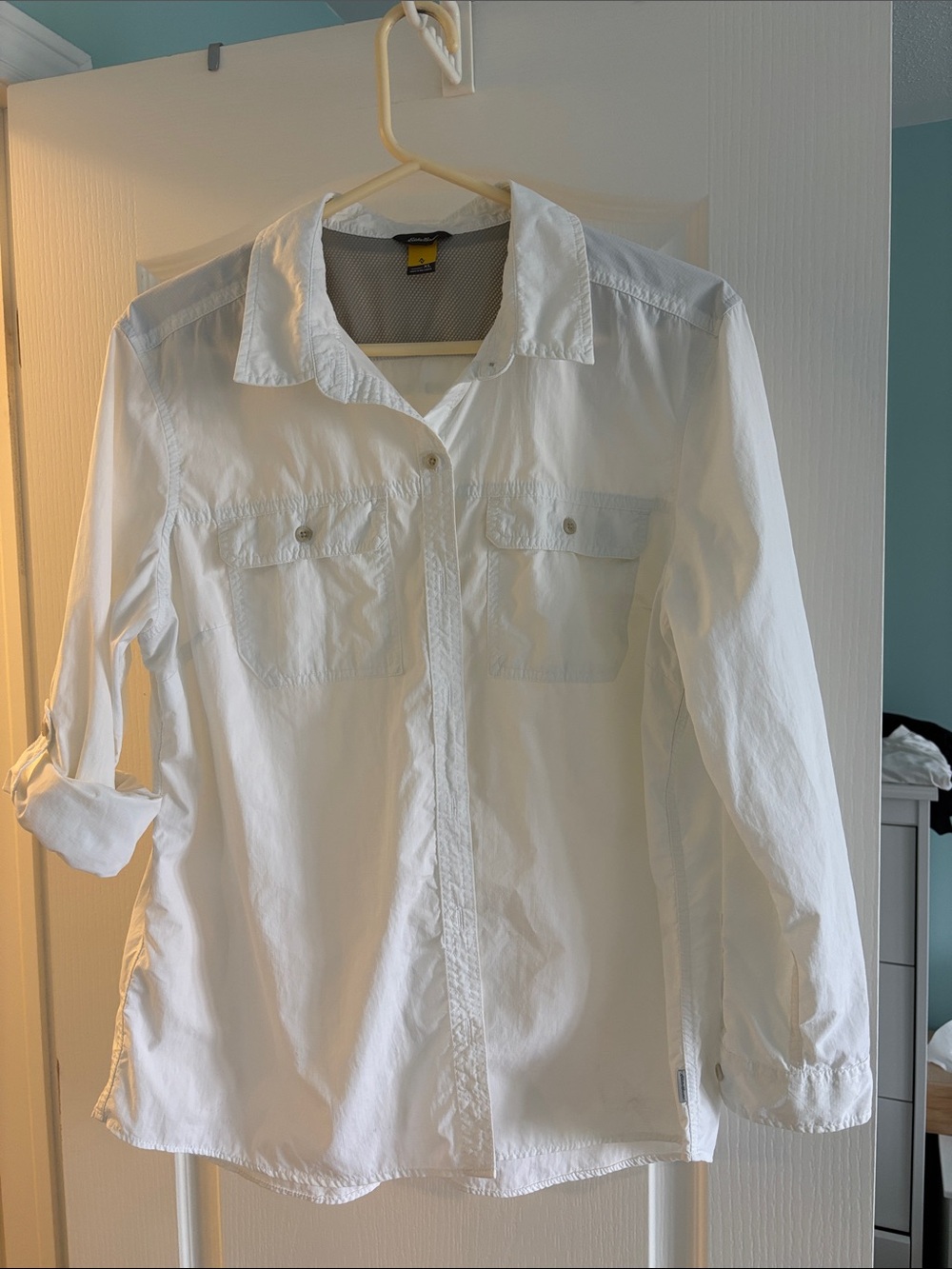 EDDIE BAUER WOMAN XL MOUNTAIN SHIRT UPF